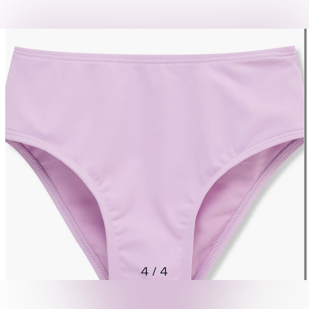 NWT- Habitual Girl Kids' pink purple bikini bottoms, size 12